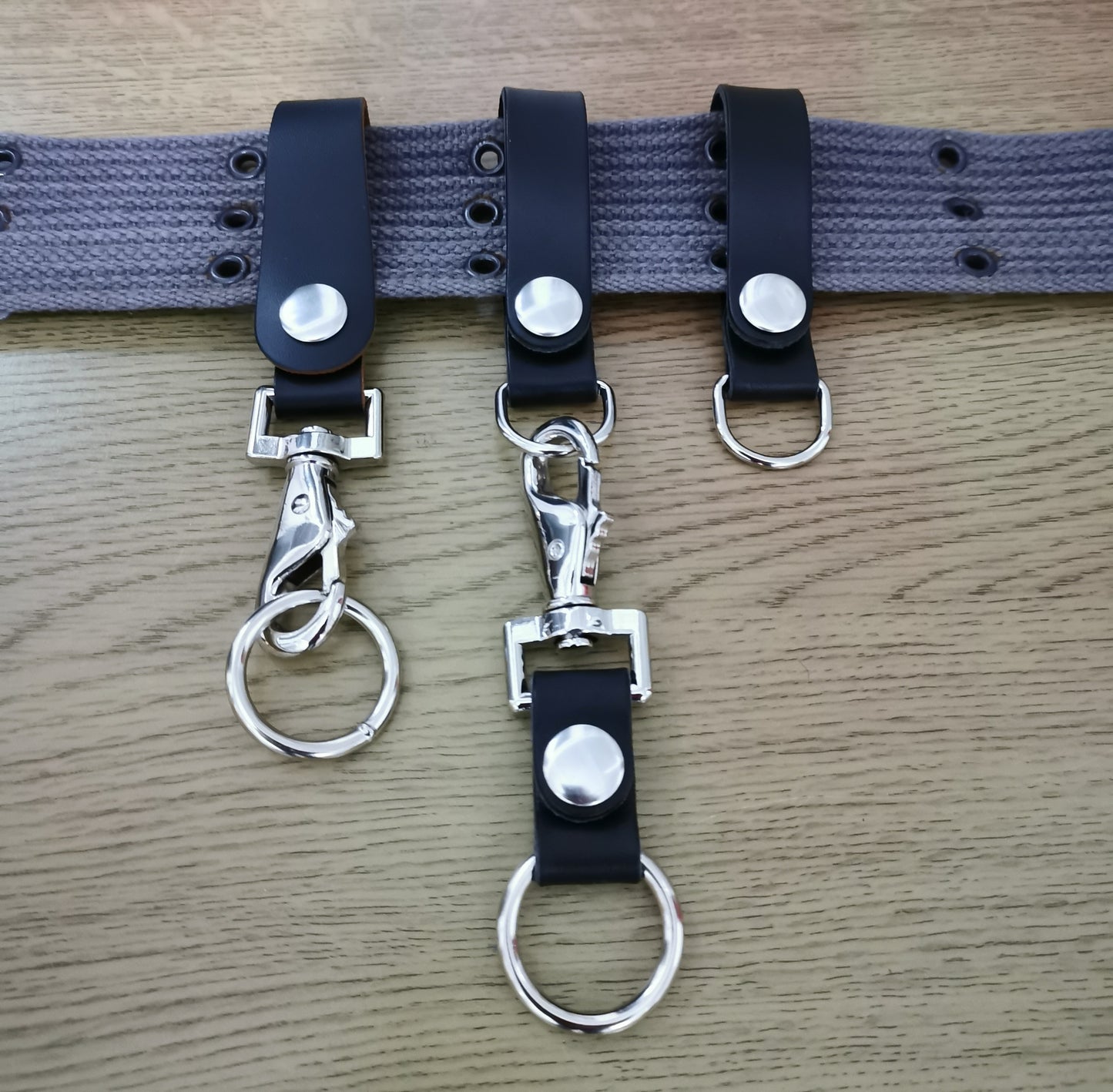 Ghostbusters real leather GB1 style belt fob set