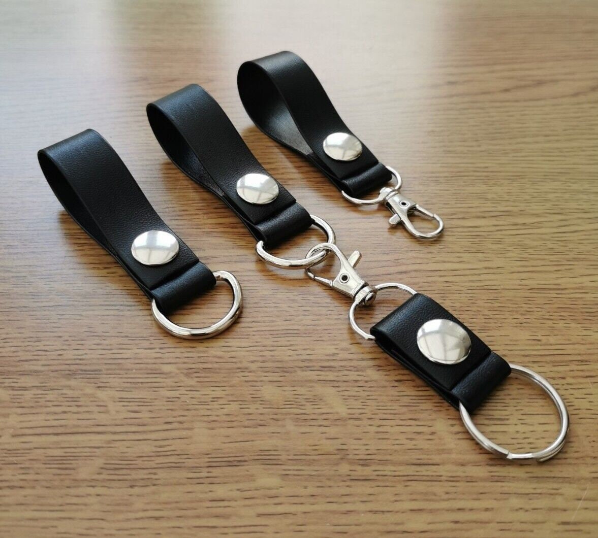 Ghostbusters 1 style faux PU leather belt fobs