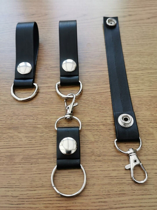 Ghostbusters 1 style faux PU leather belt fobs