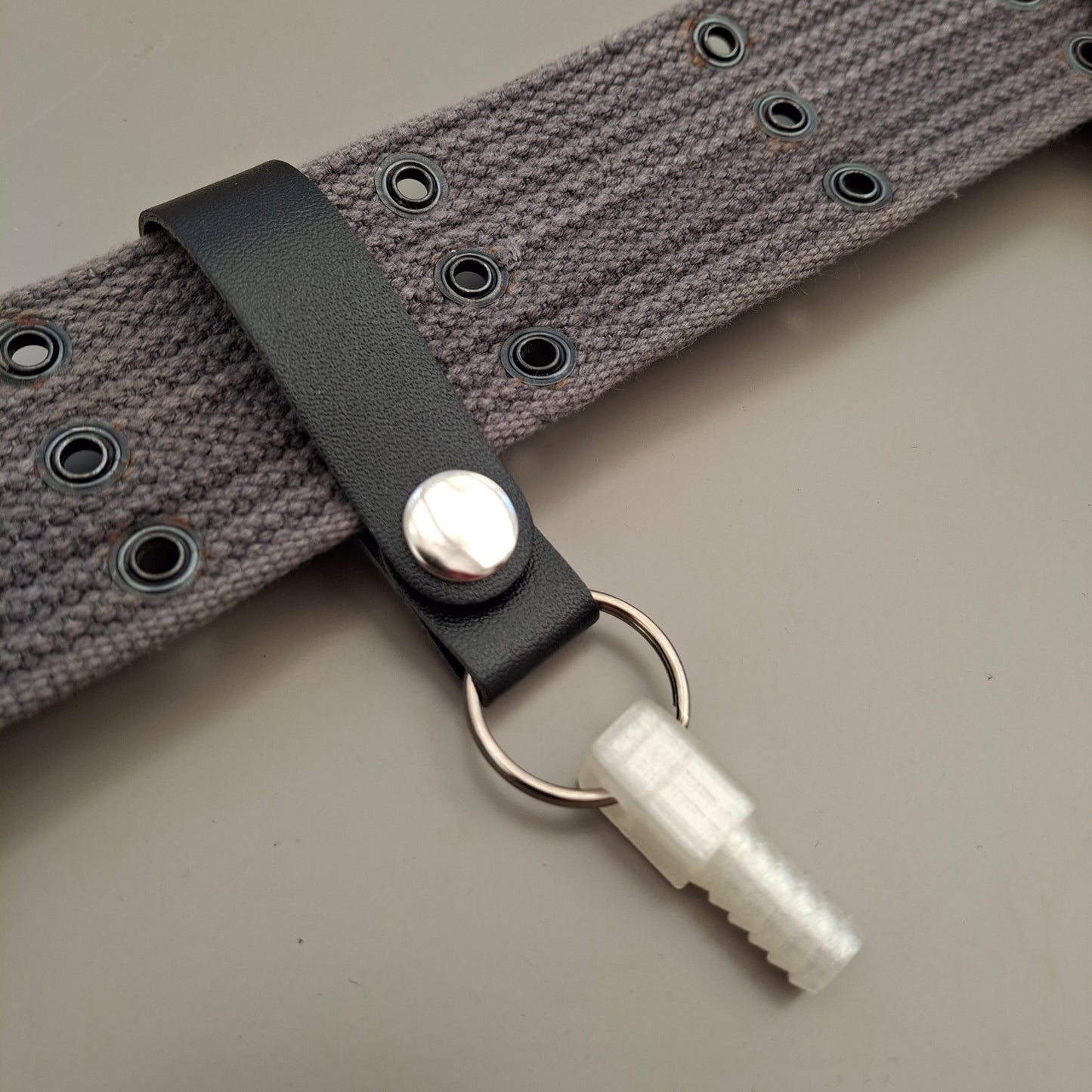 Ghostbusters Vegan Leather GB1 Style Belt Fob Set with Hose Connector Fob
