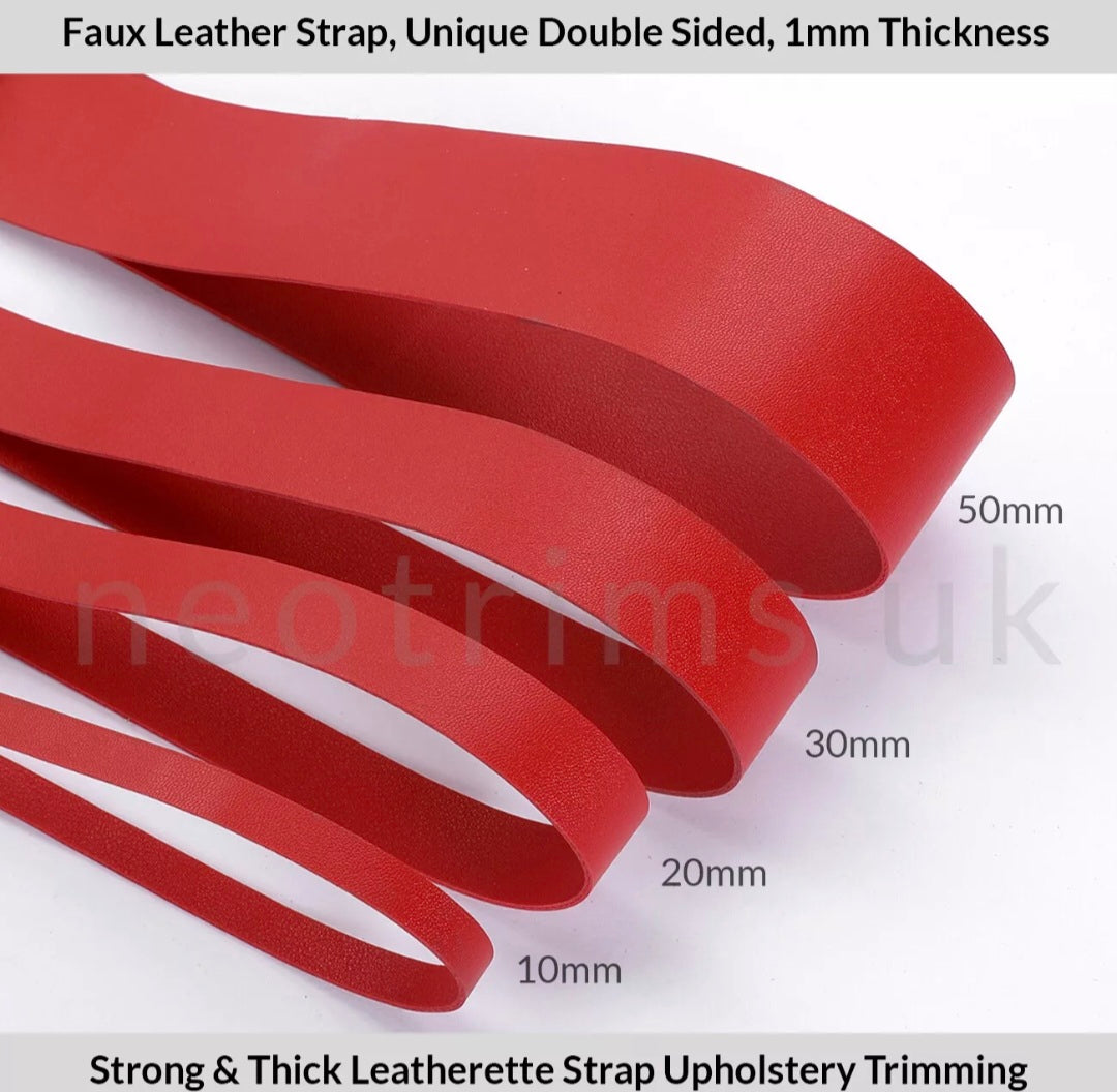 Ghostbusters Red faux leather GB1 style belt fob set with hose connector fob