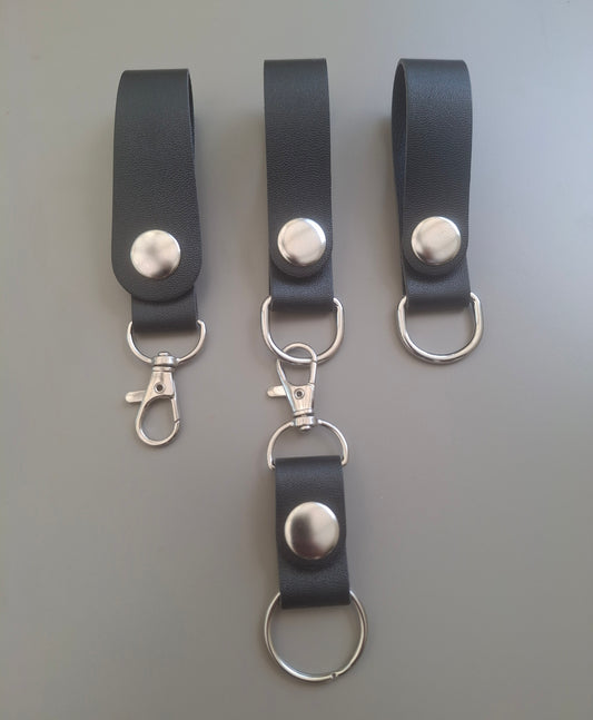 Ghostbusters 1 style vegan faux leather budget belt fob set