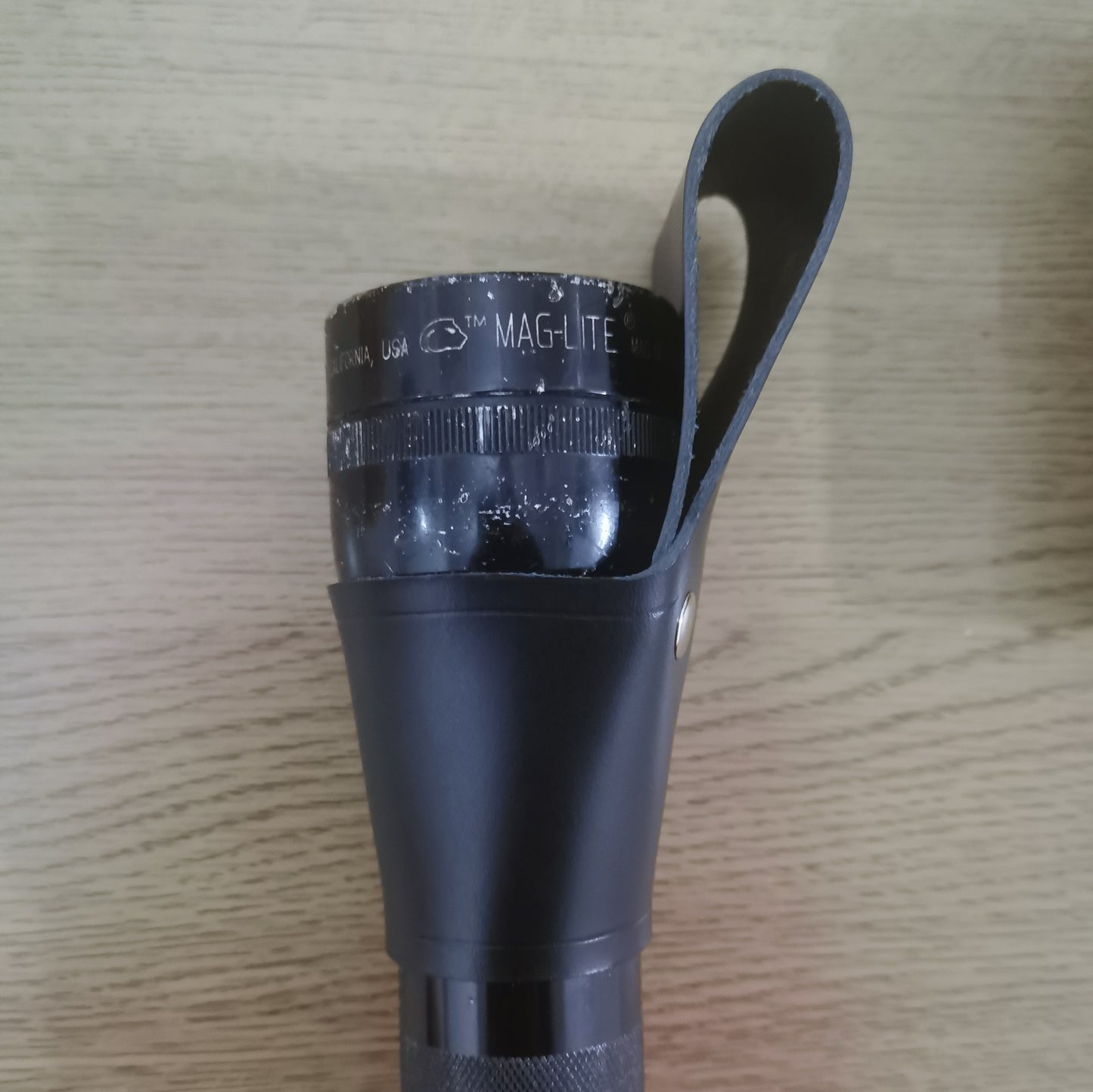 Leather D Cell Maglite Torch Holster